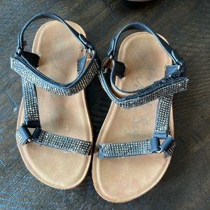 Sparkle strap sandals toddler size 8